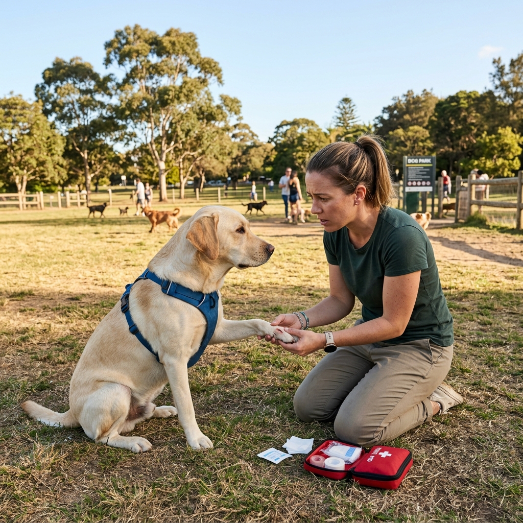 Dog Park First Aid: What to Do When Something Goes Wrong